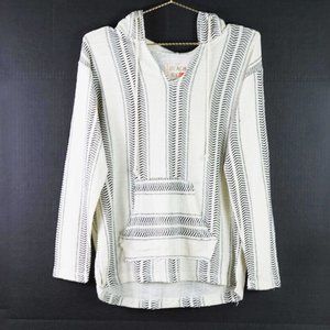 Beach by Exist Baja Mexican Pullover Hoodie S